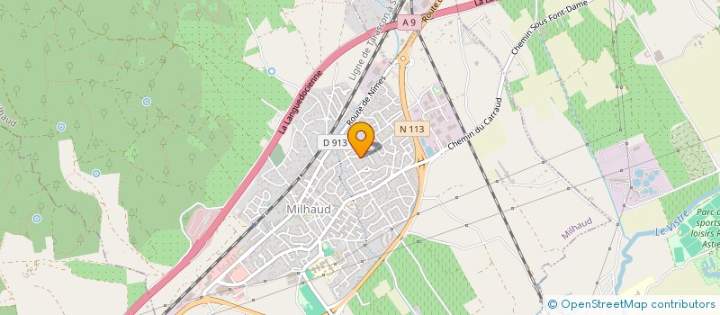 localisation de l'entreprise DUCHESSE DIANE  MILHAUD