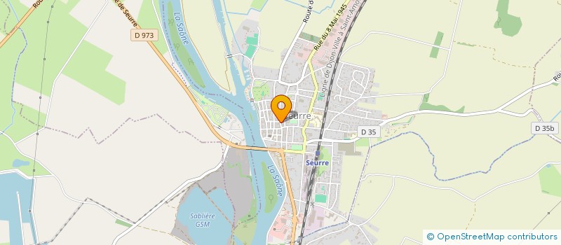 localisation de l'entreprise DUCHET MATHIEU  SEURRE