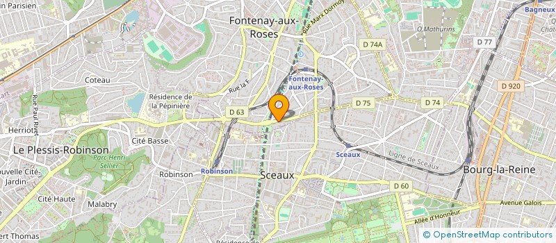 localisation de l'entreprise DUCHEZ à FONTENAY-AUX-ROSES