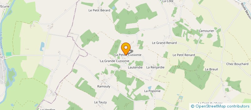 localisation de l'entreprise DUCHEZ ET FILS  SAINT PRIVAT EN PERIGORD