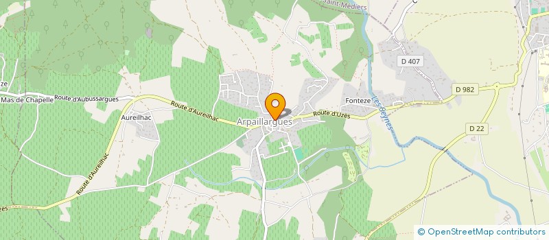 localisation de l'entreprise DUCHEZ IMMO  ARPAILLARGUES-ET-AUREILLAC