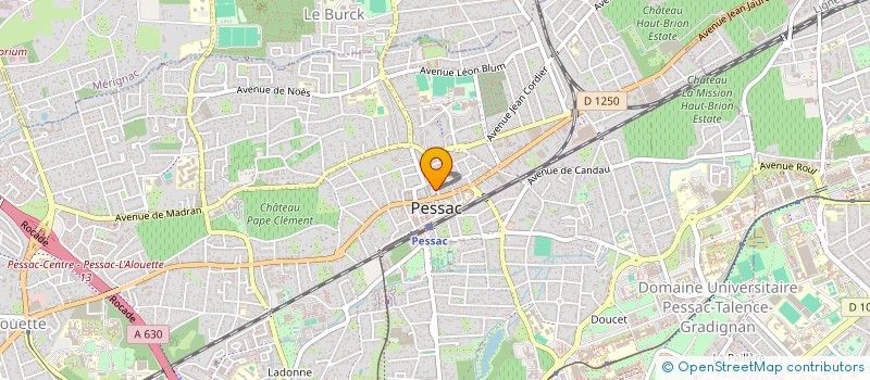 localisation de l'entreprise DUCHMOUT  PESSAC