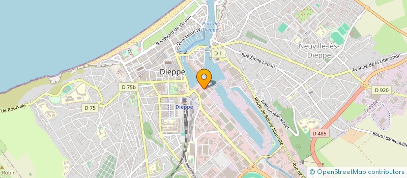 localisation de l'entreprise DUCHOSSOY MAREE à DIEPPE