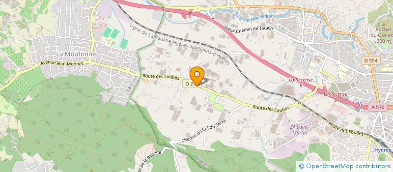 localisation de l'entreprise DUCHOU à HYERES