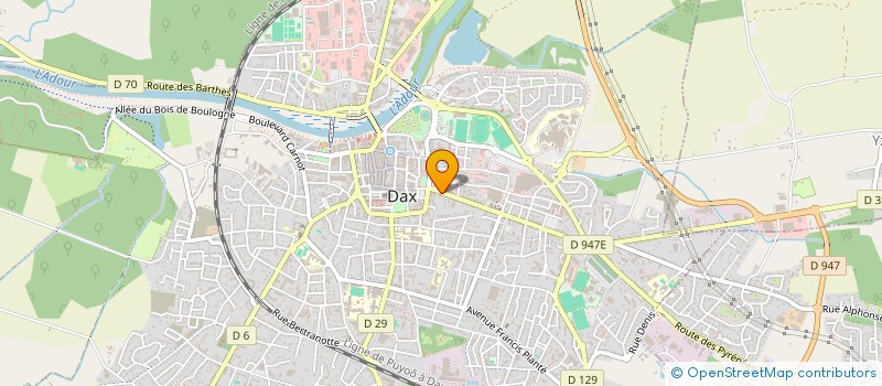 localisation de l'entreprise DUCIA  DAX