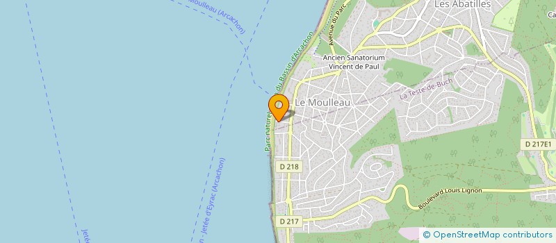 localisation de l'entreprise DUCIMM  ARCACHON