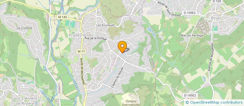 localisation de l'entreprise DUCIMMAU  PRADES-LE-LEZ