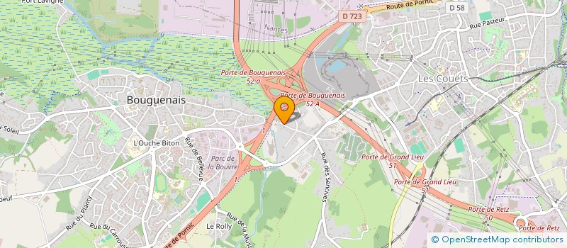 localisation de l'entreprise DUCIS à BOUGUENAIS