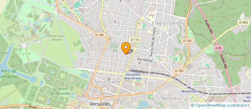localisation de l'entreprise DUCK BOAT à VERSAILLES