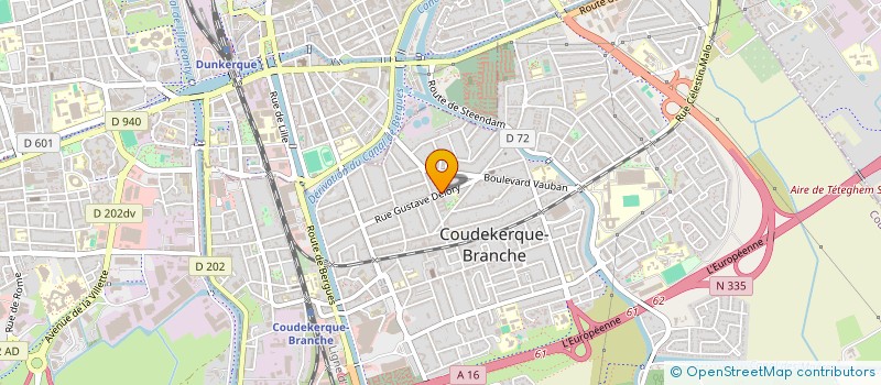 localisation de l'entreprise DUCK SLIP KUSTOM  COUDEKERQUE-BRANCHE