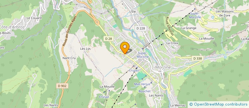 localisation de l'entreprise DUCKENFIELD MARK ET LISA  MORZINE