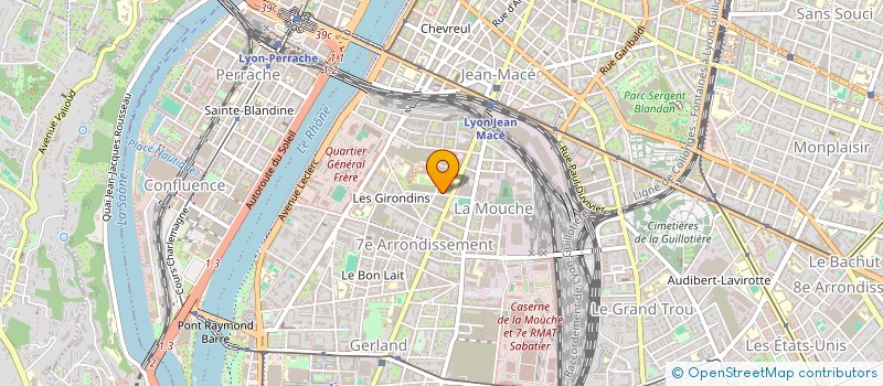 localisation de l'entreprise DUCKS PROD  LYON