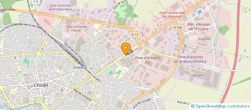 localisation de l'entreprise DUCKTALES à CHOLET