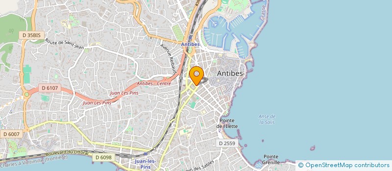 localisation de l'entreprise DUCLAU à ANTIBES