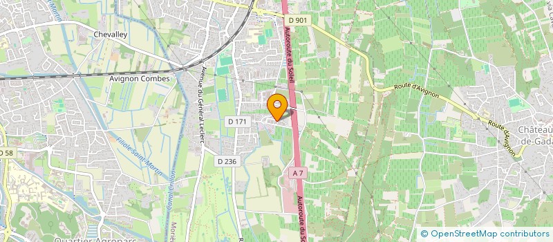 localisation de l'entreprise DUCLAUX-MONTEILS  MORIERES-LES-AVIGNON