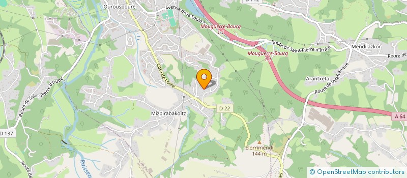 localisation de l'entreprise DUCLERCQ CCAM  SAINT-PIERRE-D'IRUBE