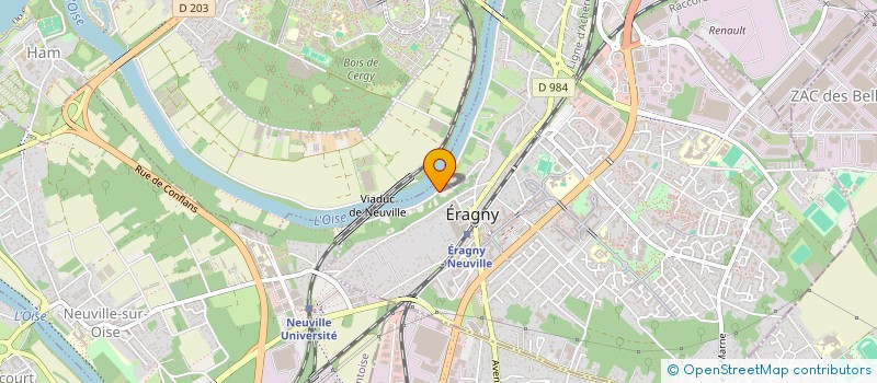 localisation de l'entreprise DUCLERCQ IMMOBILIER  ERAGNY