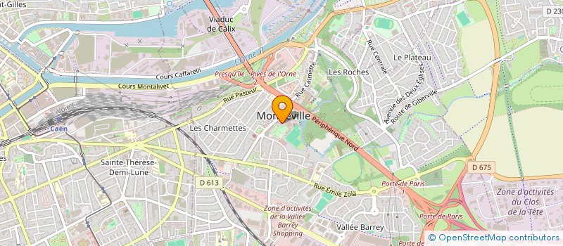 localisation de l'entreprise DUCLOS  MONDEVILLE