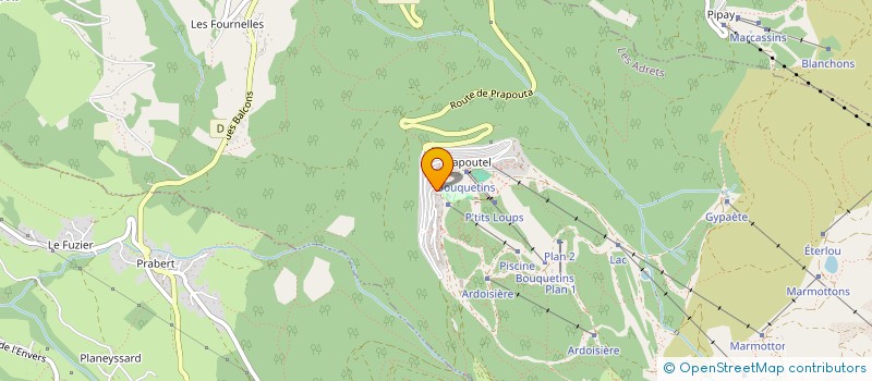 localisation de l'entreprise DUCLOS  LES ADRETS