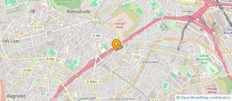 localisation de l'entreprise DUCLOS ALIMENTATION  ROMAINVILLE
