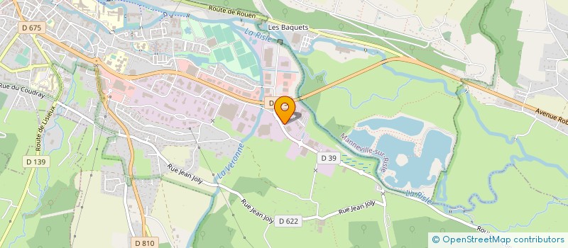 localisation de l'entreprise DUCLOS CONSTRUCTION à PONT-AUDEMER