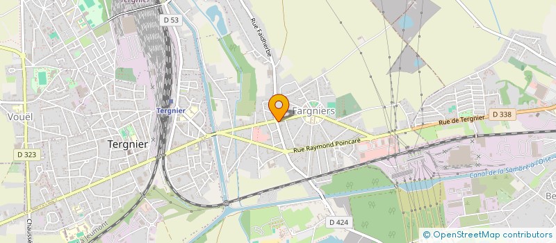 localisation de l'entreprise DUCLOS-DROUARD à TERGNIER