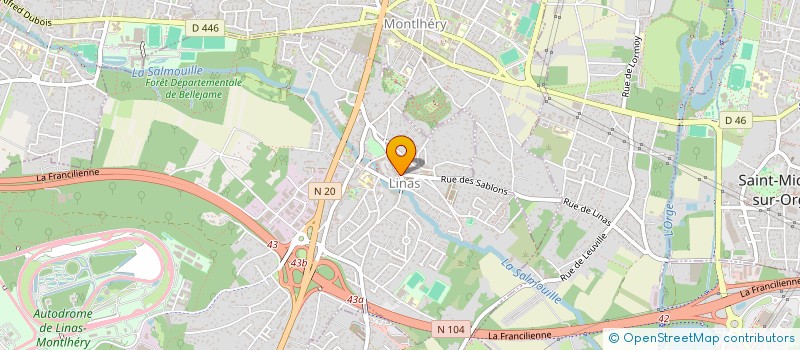 localisation de l'entreprise DUCLOS PERE ET FILS  LINAS