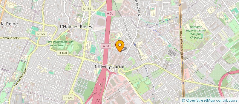 localisation de l'entreprise DUCLOS REGIS ET VEDEL CHRISTIAN  L'HAY-LES-ROSES