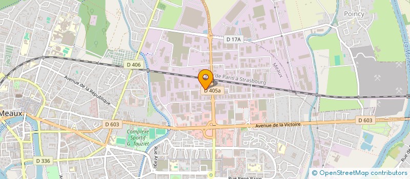 localisation de l'entreprise DUCLOT ET VALLEIN à MEAUX