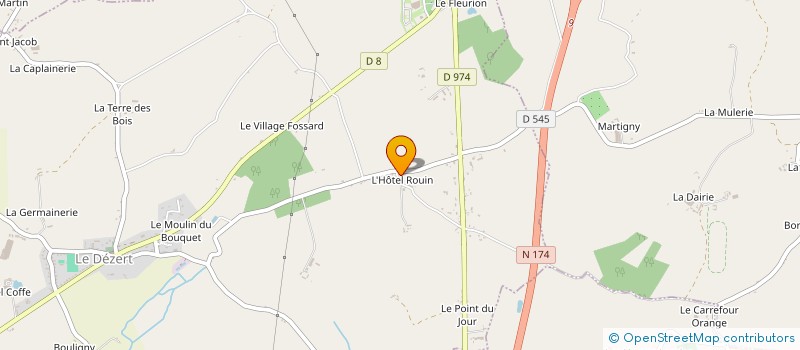 localisation de l'entreprise DUCLOUET50  LE DEZERT