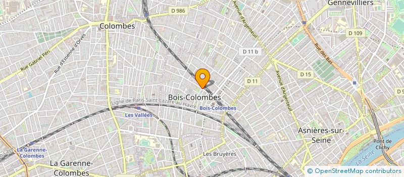 localisation de l'entreprise DUCLOUX IMMOBILIER à BOIS-COLOMBES