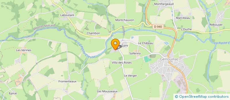 localisation de l'entreprise DUCLUZEAU J M EURL à GENOUILLAC