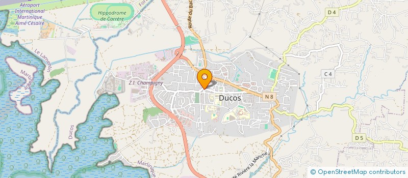 localisation de l'entreprise DUCO SUD SARL à DUCOS