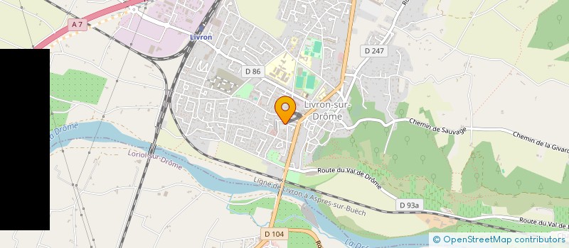 localisation de l'entreprise DUCOL C.S.  LIVRON-SUR-DROME