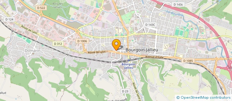localisation de l'entreprise DUCOLY  BOURGOIN-JALLIEU
