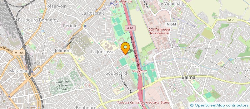 localisation de l'entreprise DUCORNET  TOULOUSE