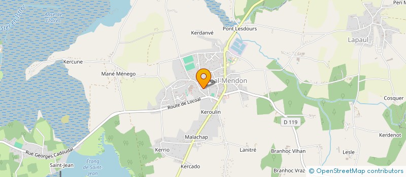 localisation de l'entreprise DUCOS IMMO  ARRADON