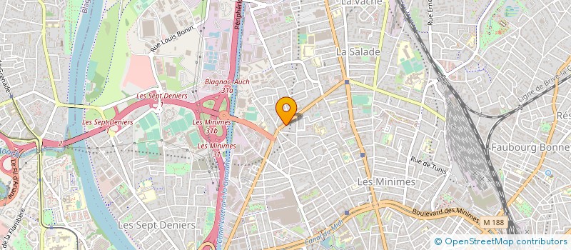 localisation de l'entreprise DUCOS LECONTE ROCA à TOULOUSE