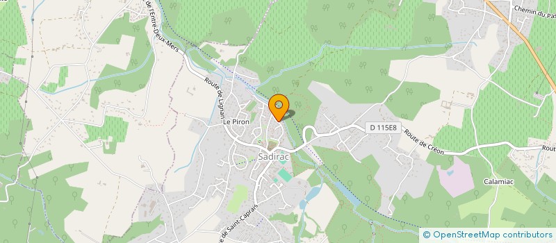 localisation de l'entreprise DUCOS PAYSAGES  SADIRAC