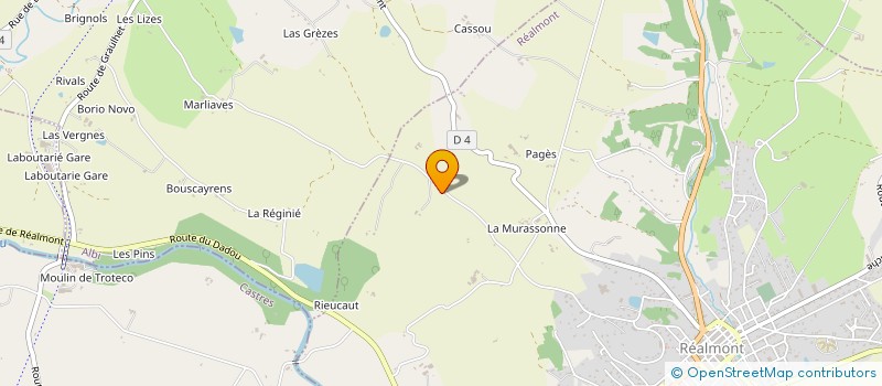 localisation de l'entreprise DUCOSOULT  REALMONT