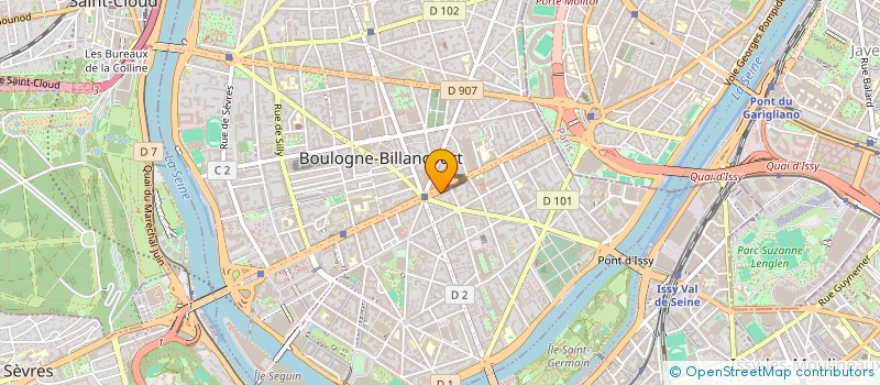 localisation de l'entreprise DUCOTE COUR à BOULOGNE-BILLANCOURT