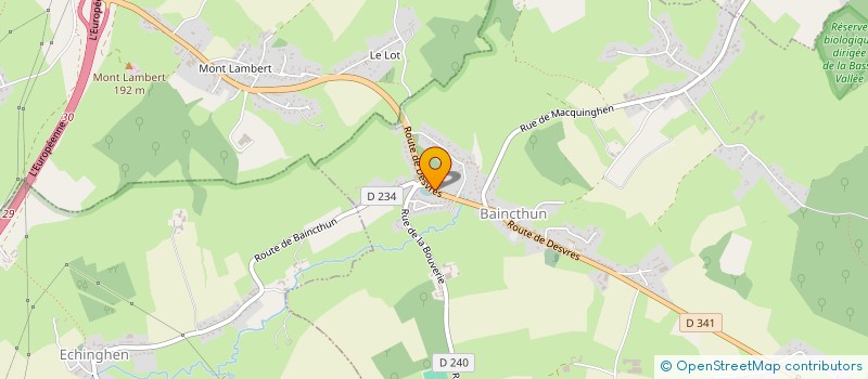 localisation de l'entreprise DUCOUFRE  BAINCTHUN