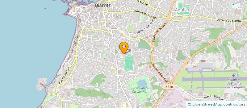 localisation de l'entreprise DUCOURAU & DUCOURAU à BIARRITZ