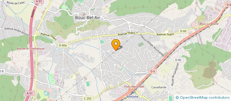 localisation de l'entreprise DUCOURAU SAS à BOUC-BEL-AIR