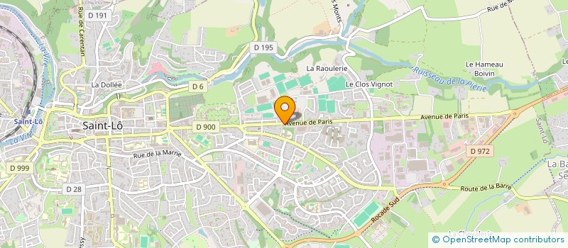 localisation de l'entreprise DUCRET  SAINT-LO