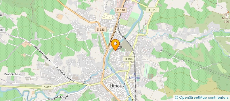 localisation de l'entreprise DUCRET TOURISME  LIMOUX