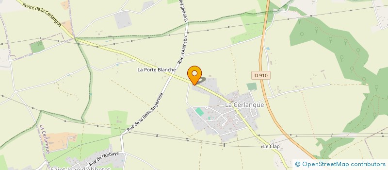 localisation de l'entreprise DUCREUX INVEST  LA CERLANGUE