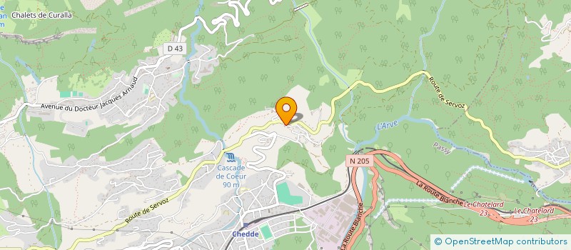 localisation de l'entreprise DUCREY FILIERES  PASSY