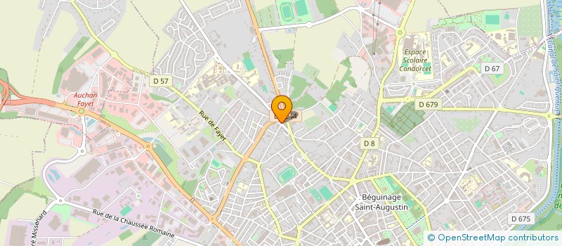 localisation de l'entreprise DUCRIZ BATIMENT à SAINT-QUENTIN