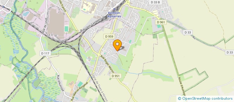 localisation de l'entreprise DUCROCQ à LEVAL